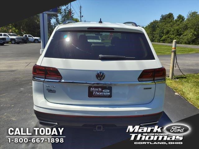 2021 volkswagen atlas 3.6l se w/technology
