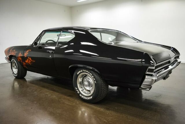 1968 chevrolet chevelle ss 396 4416 miles black coupe 396 big block v8 4 speed m