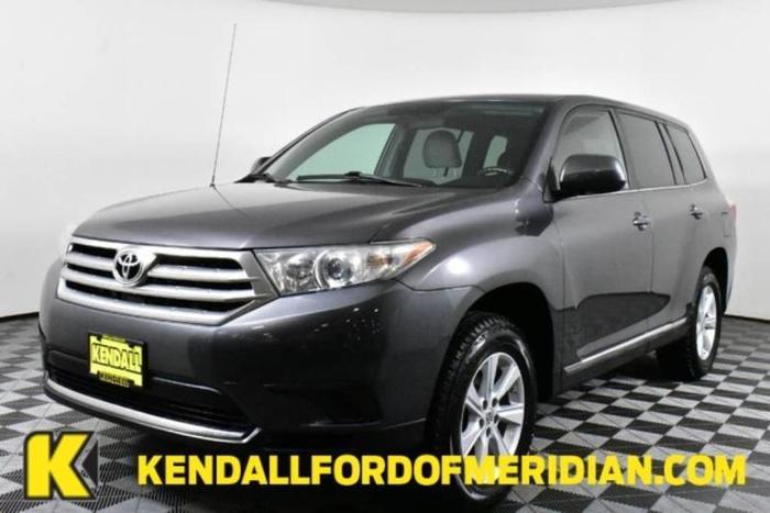 2012 toyota highlander base base 4dr suv (2.7l l4 for sale in meridian, idaho