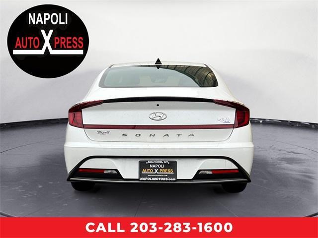 2020 hyundai sonata hybrid blue