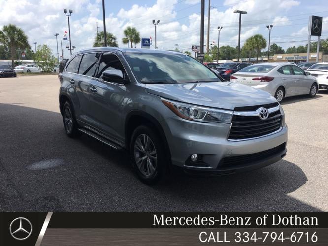 used 2015 toyota highlander fwd xle v6 dothan, al 36301 for sale in dothan, alabama