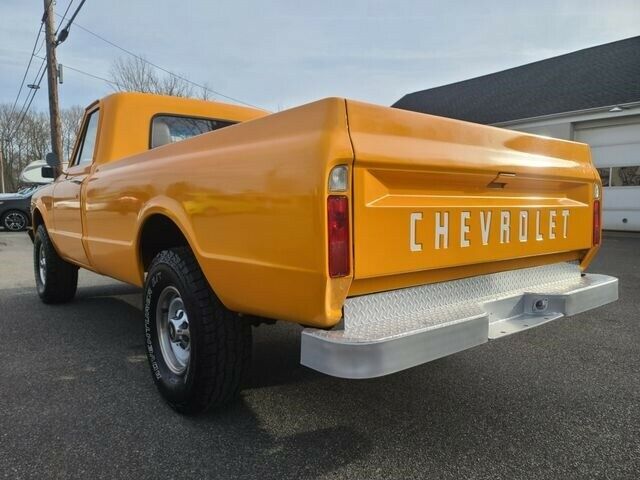 1967 chevrolet k20 long bed 37994 miles orange 355ci
