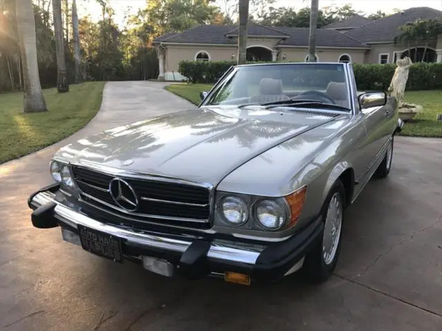 1986 mercedes-benz 560-class 560sl automatic 2-door convertible