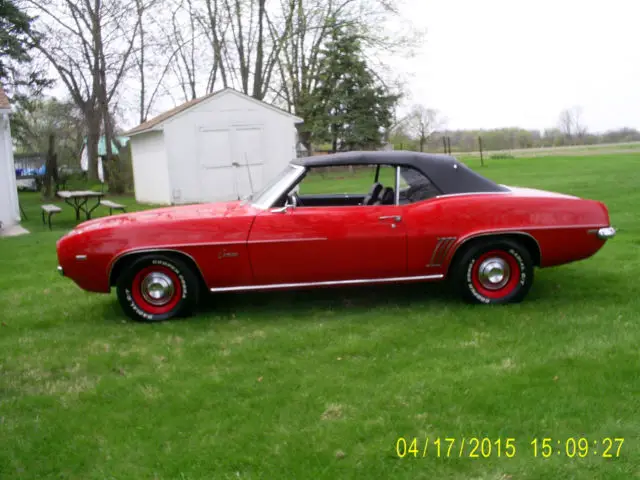1969 camaro convertible original
