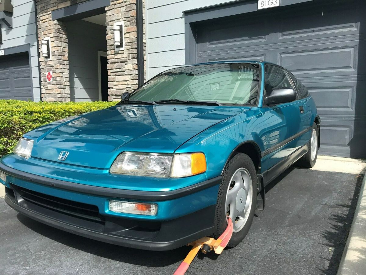 1991 honda crx si (tahitian peal green) oem,very rare find, condition & color