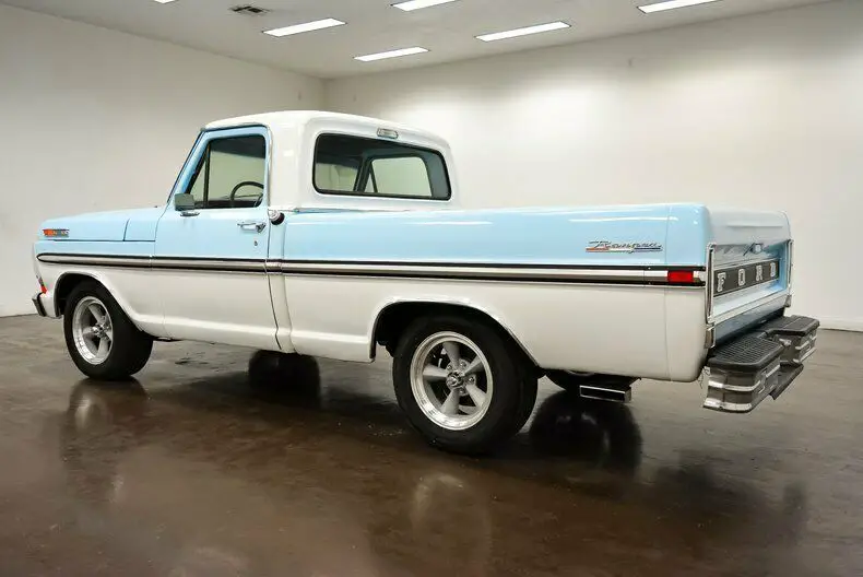 1972 ford f100 ranger 36495 miles blue pickup truck 390 big block v8 automatic