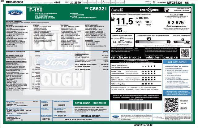 2021 ford f-150 lariat