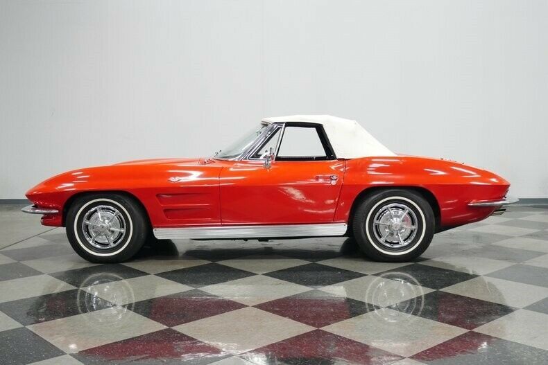 classic vintage first year c2 updated 350 chevy motor 4 speed manual