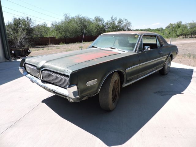 1968 mercury xr7 cougar rare barn find j code barn find boss 302 eliminator 68