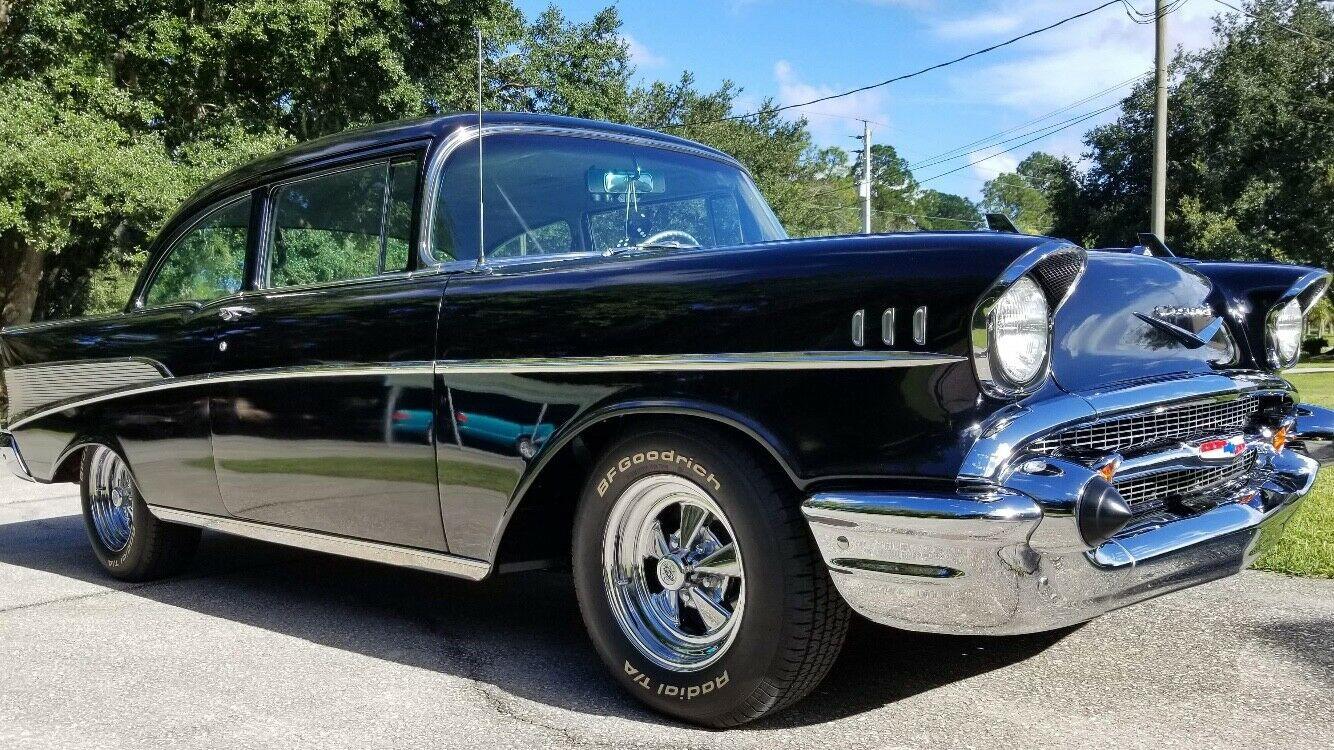1957 chevrolet bel air150210 upgraded to a 010 chevrolet 350