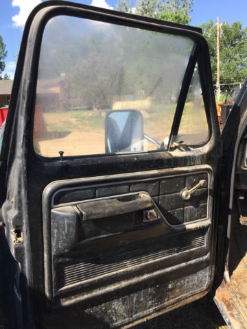 1976 ford f-250 pickup 3/4 ton long wheel base black used