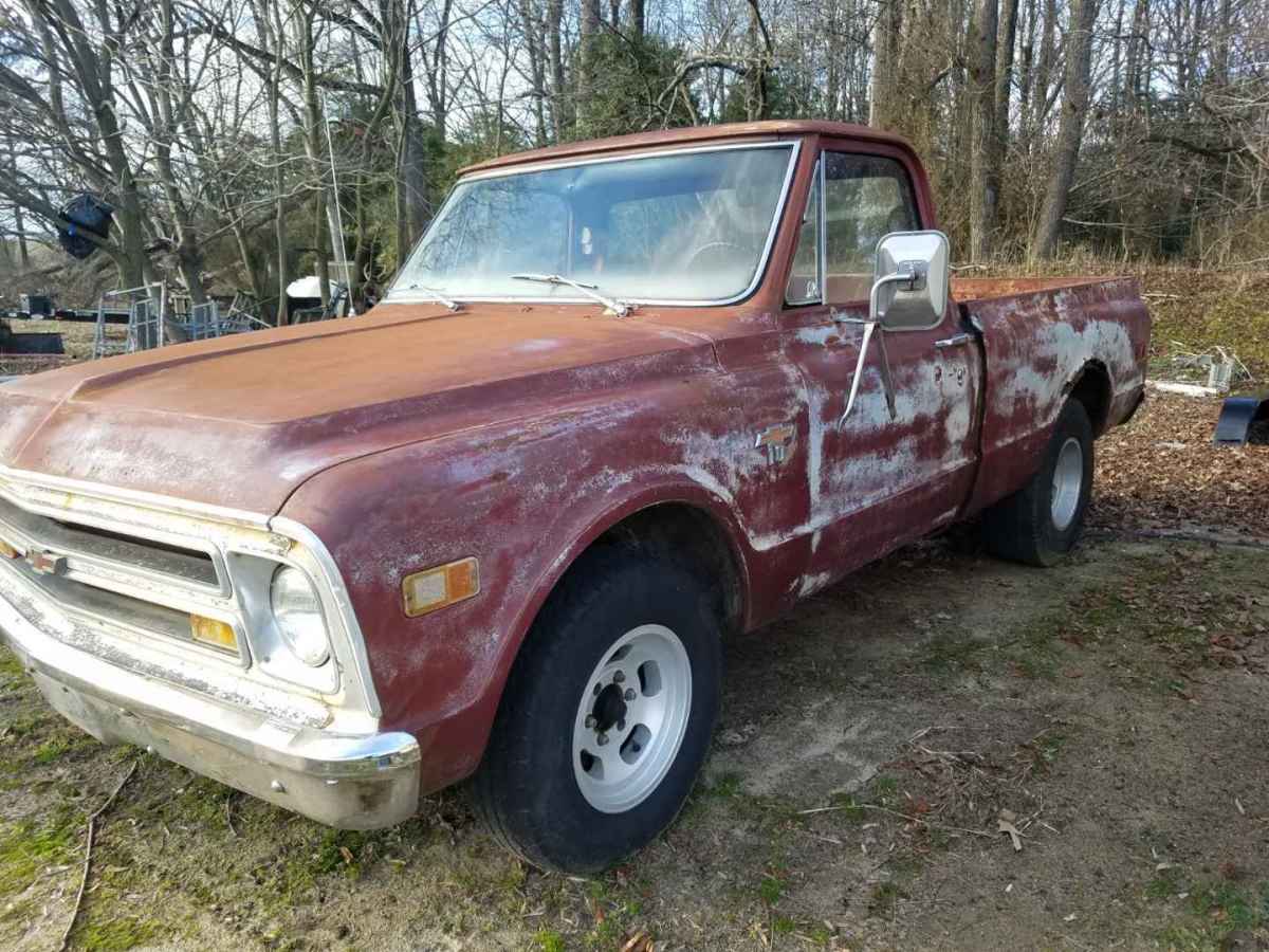 1968 chevy c10 custom short bed chevrolet truck