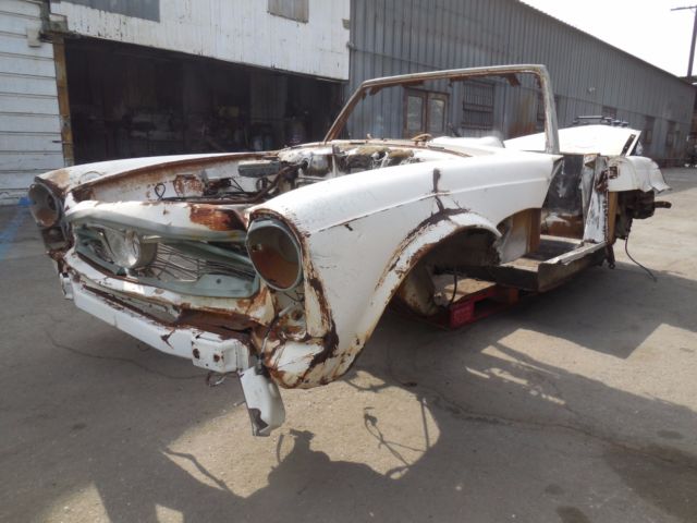 1964 mercedes benz 230sl pagoda project car for parts or restoration 230 sl 113