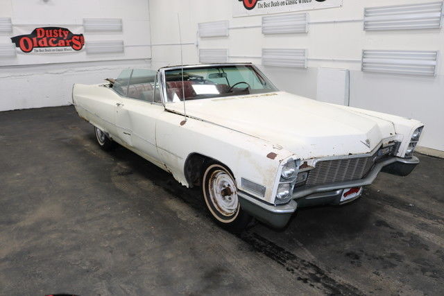 1968 white runs drives body int good 472v8 3spd auto!