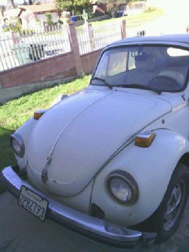 1979 vw convertible triple white in riverside, ca