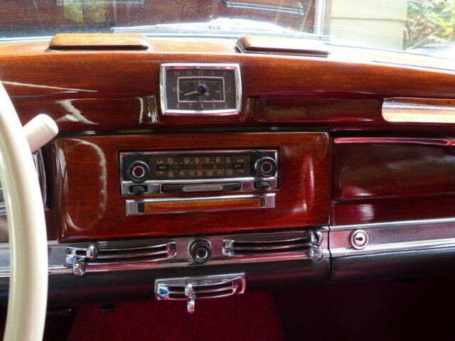 1962 mercedes benz 300 d gray ext., red leather int