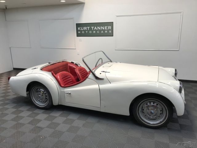 1960 triumph tr3a sports roadster. good driver needing some improvement