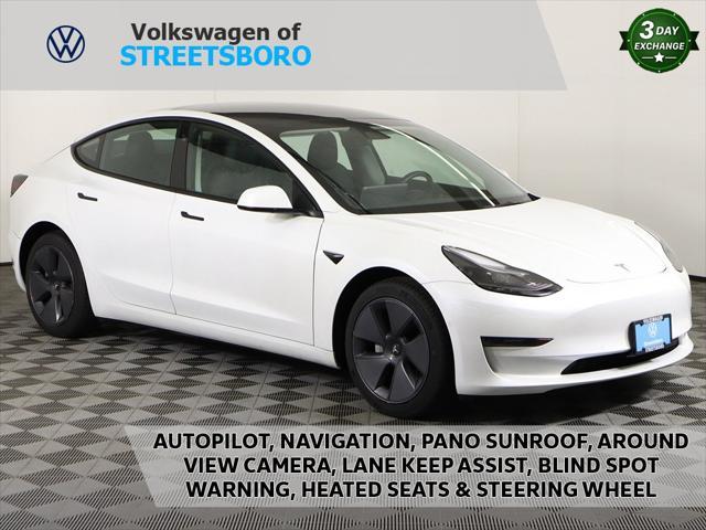 2022 tesla model 3 standard range