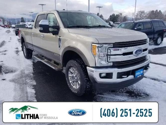 2017 ford f-250 super duty king ranch 4x4 king ranch 4dr crew cab 8 ft. lb pickup for sale in missoula, montana