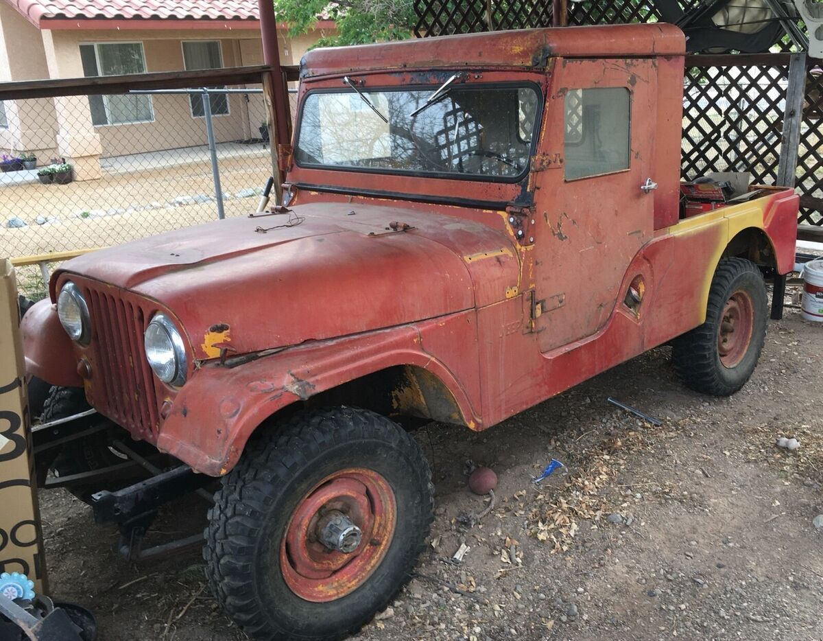 1964 willys cj-6 suv red 4wd manual standard