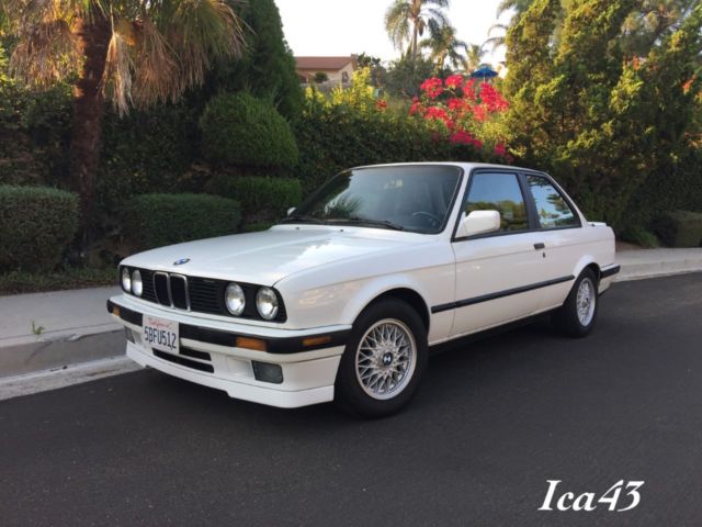 1990 bmw e30 325is white 5spd mint! photos videos