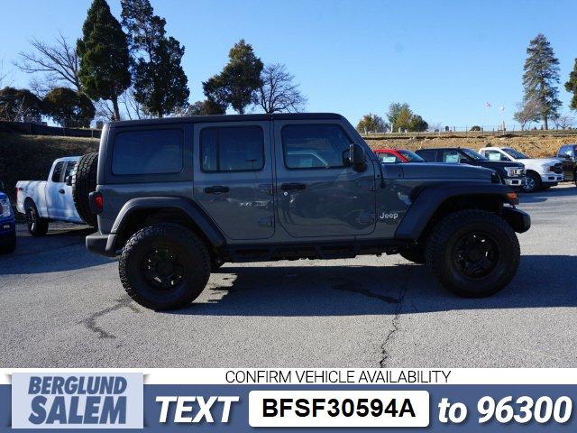 used 2018 jeep wrangler 4wd unlimited sport salem, va 24153 for sale in bennett springs, virginia