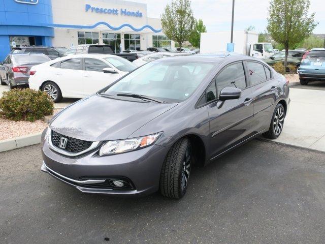 certified 2014 honda civic ex-l sedan prescott, az 86301 for sale in prescott, arizona
