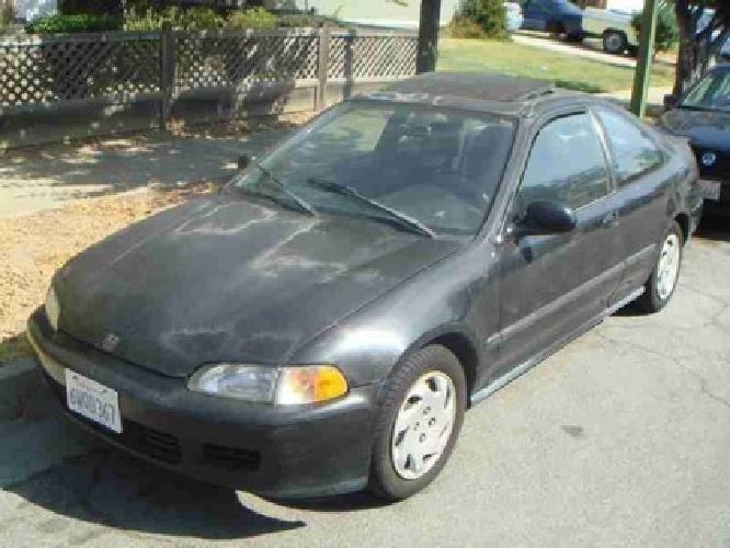 1994 honda civic 2dr coupe 1.6l auto ex w/abs runs good in newark, ca