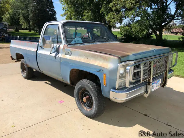 1979 gmc k10 0 blue regular cab 8 cyl, automatic