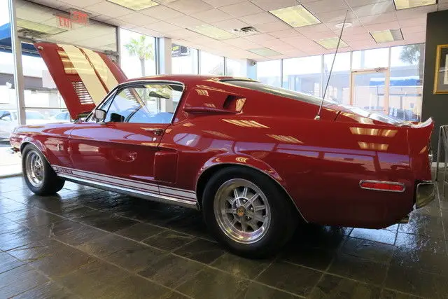 red 1968fordmustangshelby gt500 with 68,550 miles! available now!