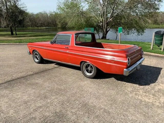 65 ford ranchero deluxe factory 289 four speed rust free cali desert hot rod!