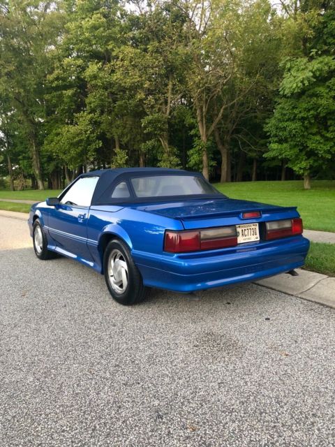 1989 ford mustang 5.0 asc mclaren convertible *very rare! nick (317) 273-3473