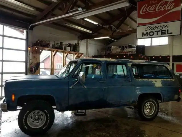 blue chevrolet suburban with 83,980 miles available now!
