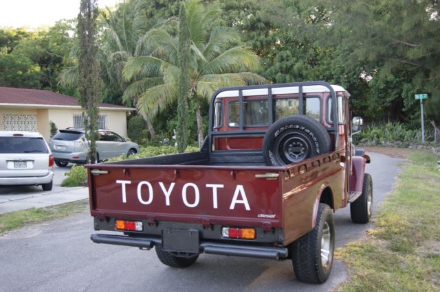 1978 toyota hj 45 pick up diesel 4 speed 4x4 " non reserve auction''