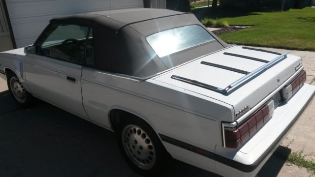 1984 dodge convertable 600 es
