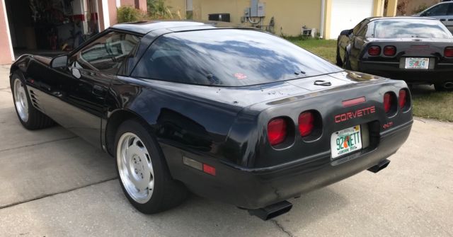 1992 black on black corvette lt1 5.7 zf6 manual clean garage kept leather 300 hp
