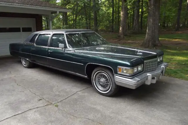 1976 cadillac fleetwood brougham factory limousine
