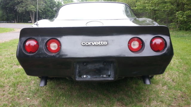 1981 corvette- 350/auto, 75k miles factory black