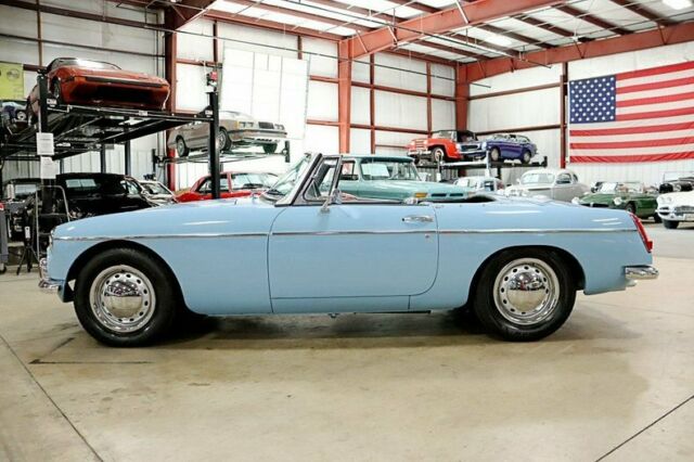 1964 mg b convertible 82048 miles iris blue convertible 1800cc i4 4-speed manual