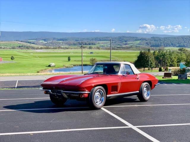 1967 corvette convertible olderresto*rarecolorcombo*tanksticker&pop*#s327/350hp*