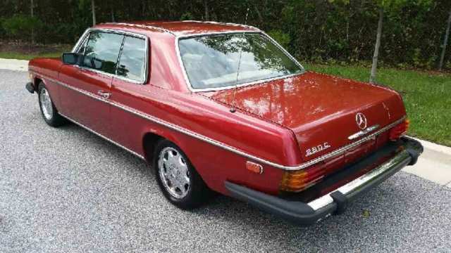 1975 mercedes benz 280c 2 door coupe sun roof runs and drives great