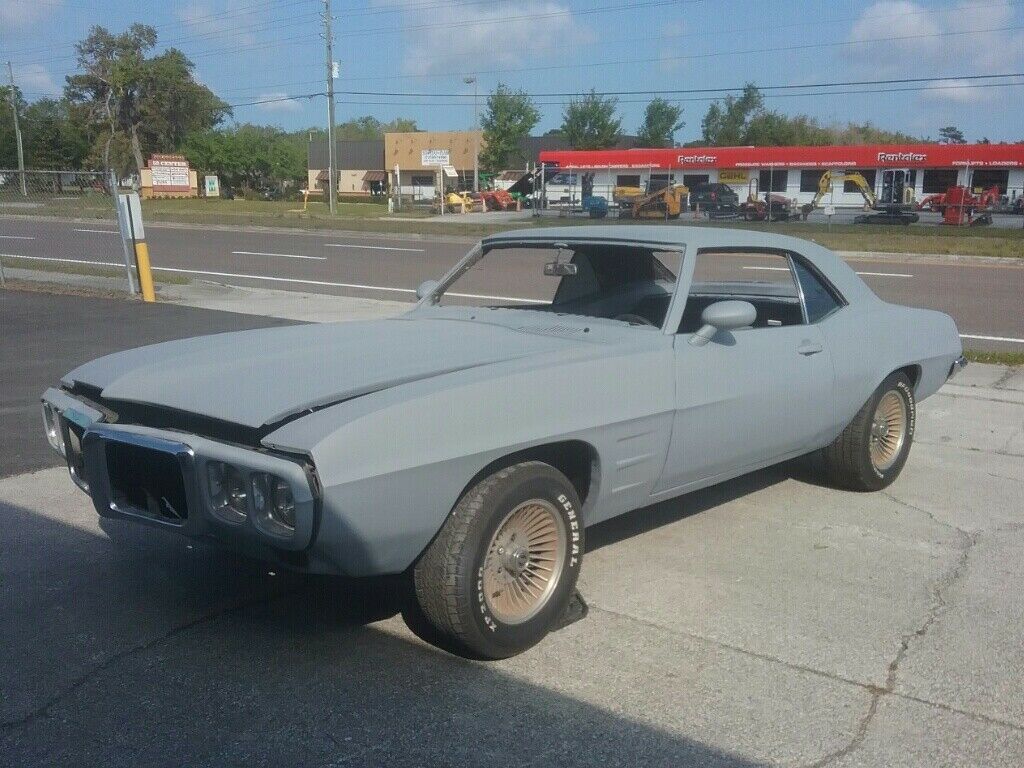 1969 pontiac firebird sedan grey rwd automatic firebird