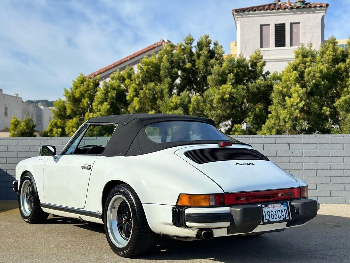 1986 porsche 911 convertible
