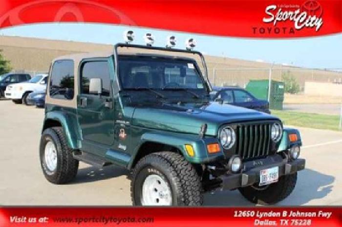 2000 jeep wrangler sahara in dallas, tx