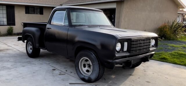1977 dodge ram pickup black rwd automatic d150