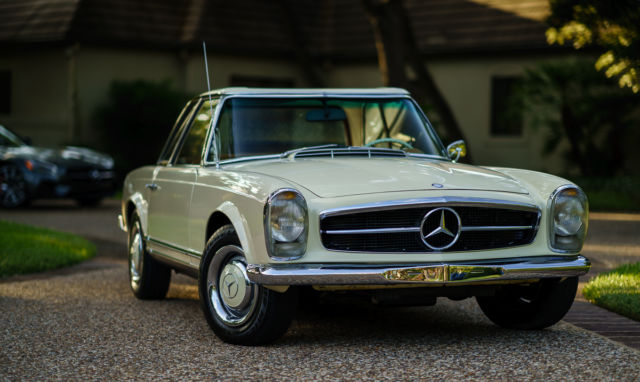 1964 mercedes-benz 230sl convertible original ivory/tan, pagoda w113 230 sl