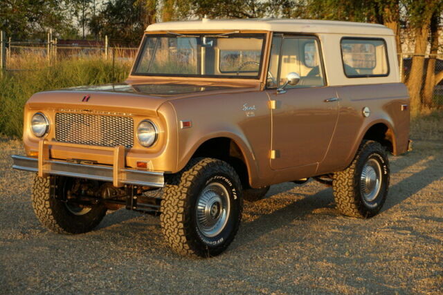 rare 1965 international scout 80 4x4, champagne series, factory turbo, doll up