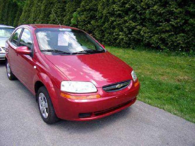 2005 chevrolet aveo ls manual trans. fwd, 4cyl. eng. in brookfield, oh