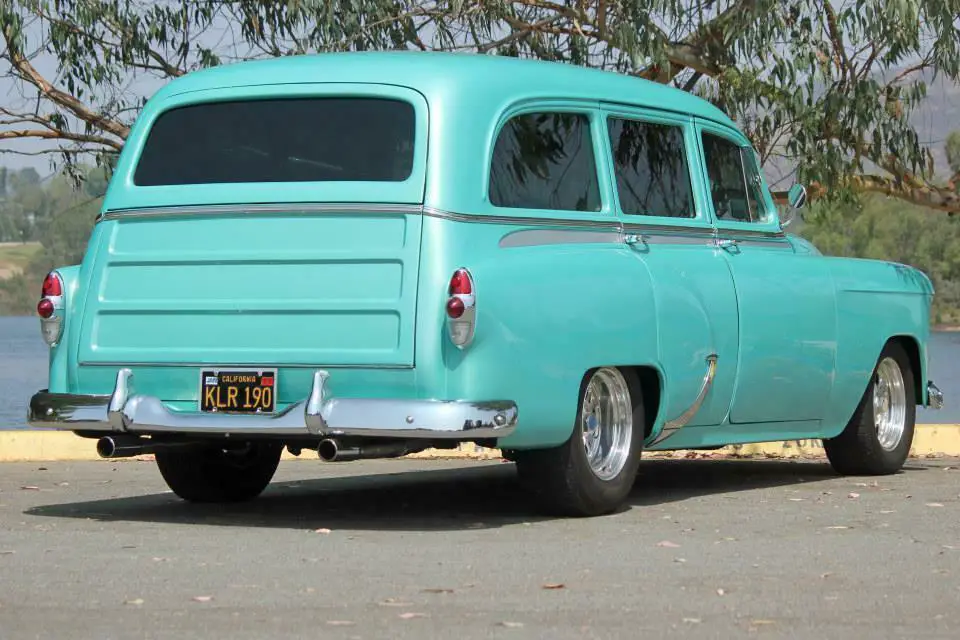 1953 chevrolet 150 handyman wagon fresh build 1,800miles excellent show car