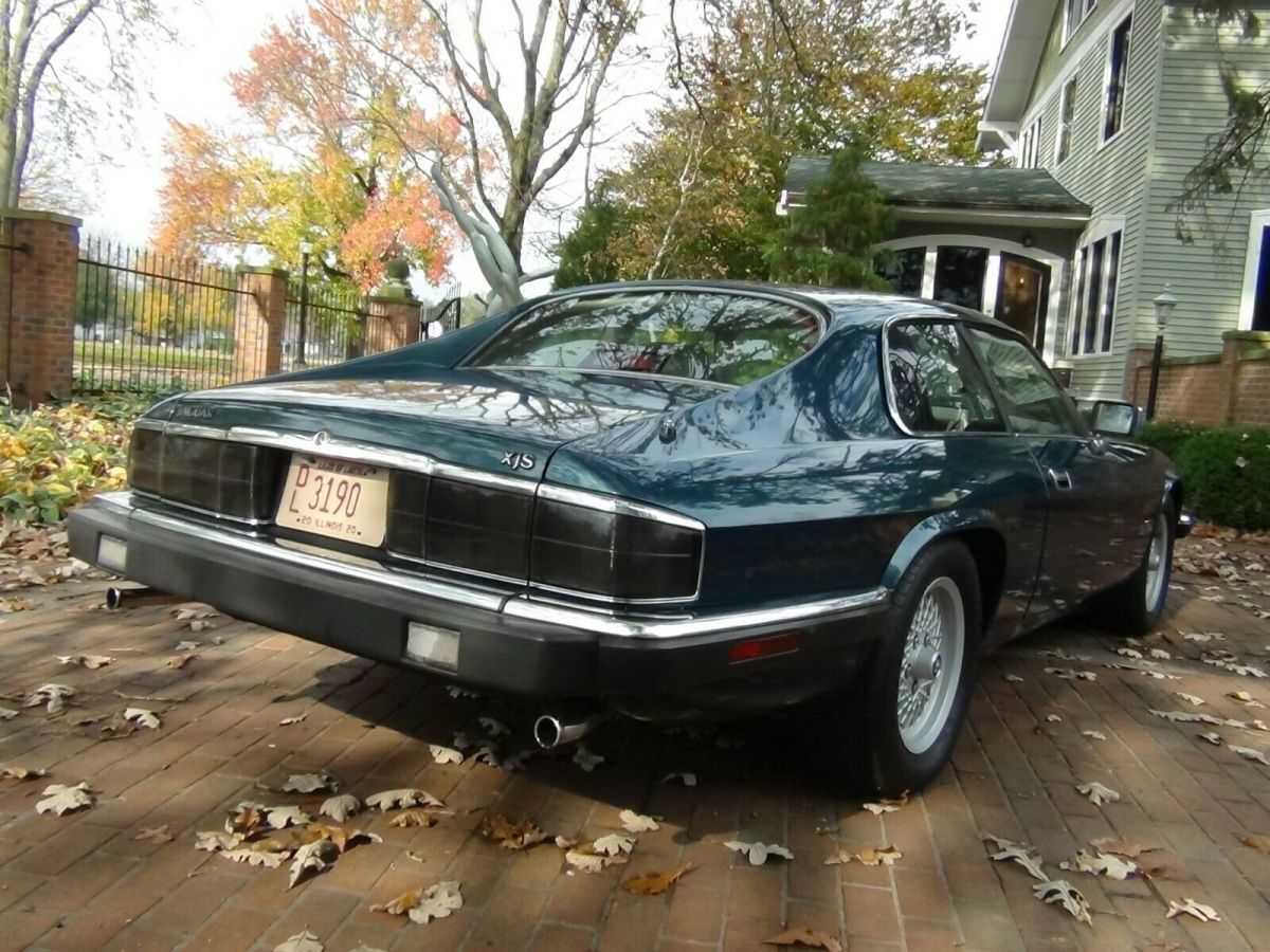 1993 jaguar xjs 4.0 coupe, clean, 92k miles kingfisher blue with tan leather